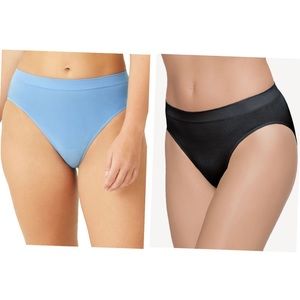 (2) Wacoal B-Smooth Hi Cut Brief Underwear 834175,838175